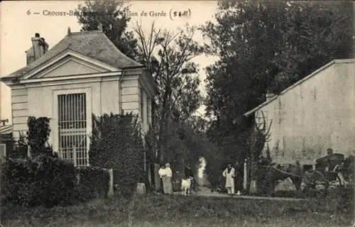 Ak Croissy Beaubourg Seine et Marne, Pavillon de Garde