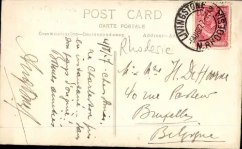 Ak Rhodesien, Dorfbewohner