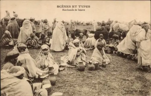 Ak Scenes et Types, Butterhändler