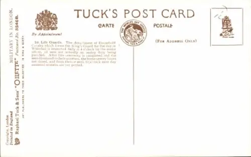 Künstler Ak Payne, H., 1st Life Guards