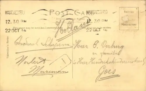 Ak Manchester England, Royal Infirmary and Eye Hospital,   