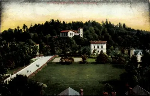 Ak Hirschberg Schlesien, Blick auf den Kavalierberg