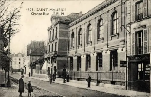 CPA Saint-Maurice Doubs, Grande Rue