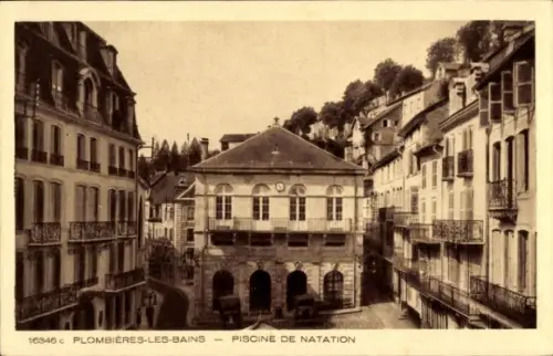 CPA Plombières les Bains Lorraine Vosges, Piscine de Natation
