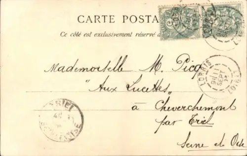 Ak Lorris Loiret, Kirche