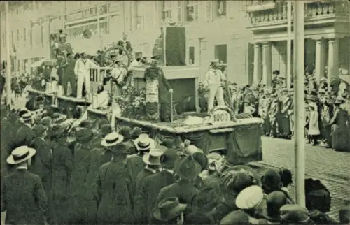 Ak Kassel in Hessen, Wagen Gewerbefleiß, historischer Festumzug