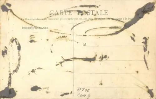 CPA Dirigeable allemand Zeppelin IV, Lac de Constance