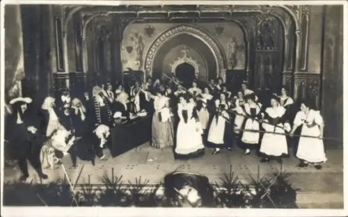 Foto Ak Ravensburg Württemberg, Theaterspiel a.d. Bühne