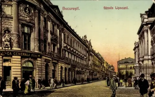 Ak București Bukarest Rumänien, Strada Lipscanĭ
