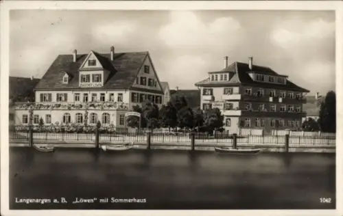 Ak Langenargen am Bodensee, Gasthof Löwen mit Sommerhaus