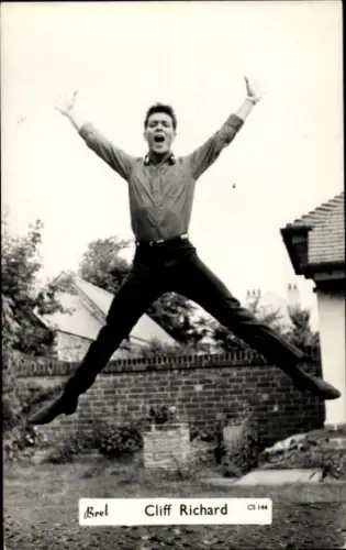 Ak Sänger Cliff Richard, Portrait