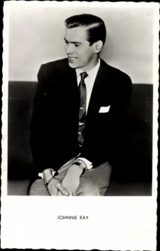 Ak Sänger Johnny Ray, Portrait