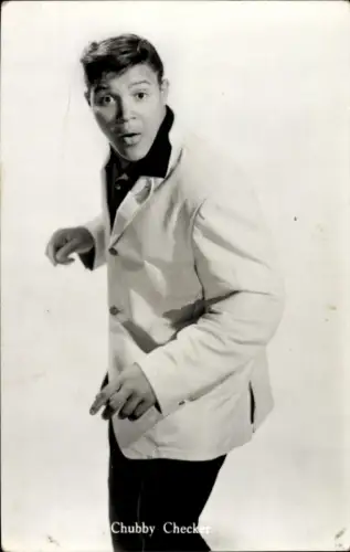 Ak Sänger Chubby Checker, Portrait