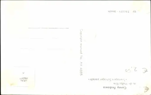 Ak Schauspielerin und Sängerin Cornelia Froboess, Conny, Portrait