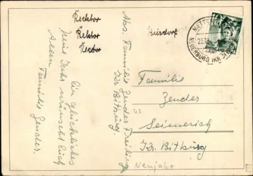 Ak Neujahr, Schneemann, Kleeblätter, Vögel