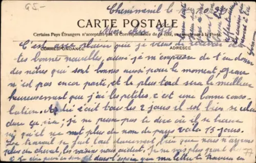 Ak Montigny sur Loing Seine et Marne, Rathausplatz