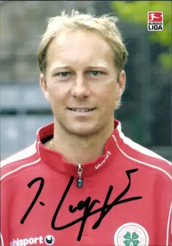 Autogrammkarte Co Trainer Jürgen Luginger, Rot-Weiß Oberhausen, Autogramm