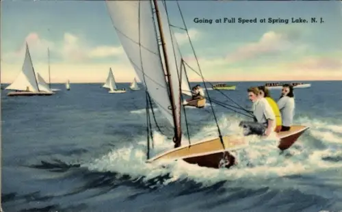 Ak Spring Lake, Segelpartie, Segelboote