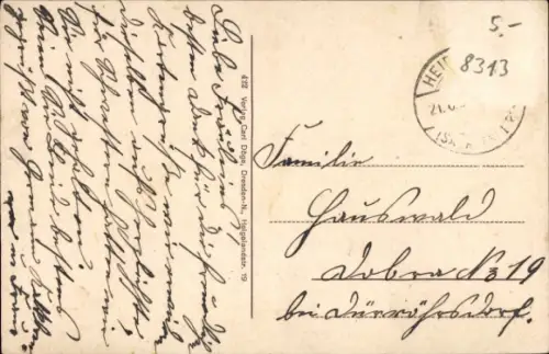 Ak Dohna in Sachsen, Kirche