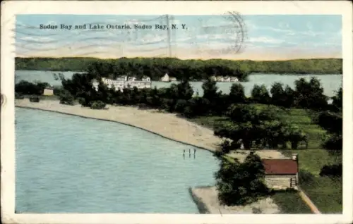 Ak Sodus Bay New York USA, Lake Ontario, Buildings