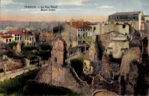 CPA Verdun Meuse, Rue Mazel