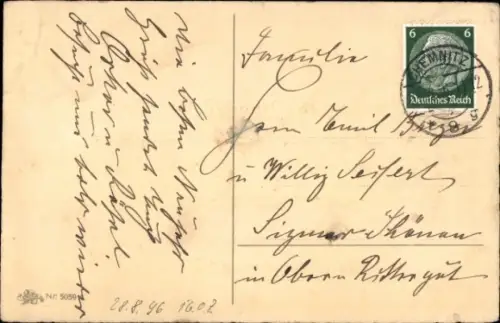 Ak Glückwunsch Neujahr, Glücksklee, Zeppelin