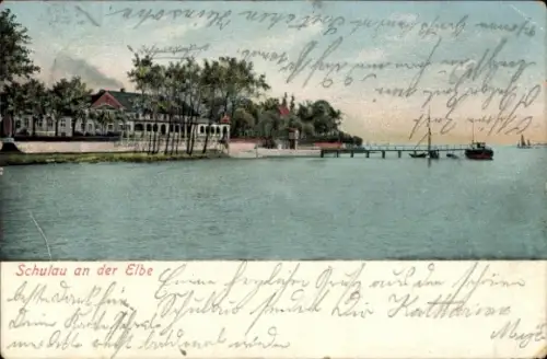 Ak Schulau Wedel an der Elbe, Gesamtansicht