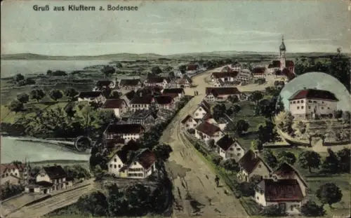 Ak Kluftern Friedrichshafen am Bodensee, Gesamtansicht