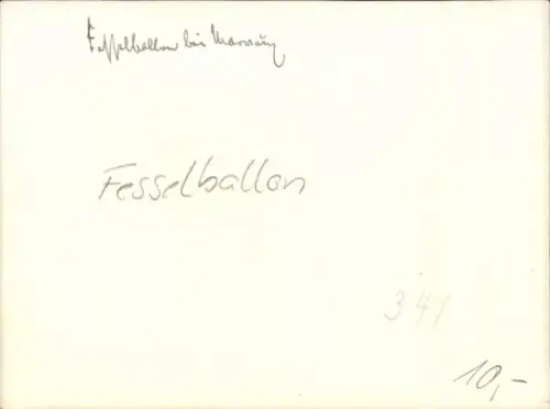 Foto Ballon, Fesselballon