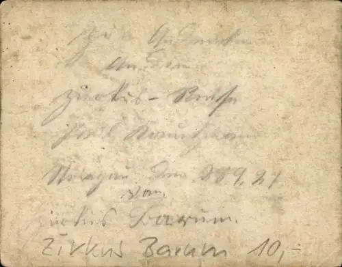 Foto Zirkus Barnim, Eisenbahn, Fahrgäste