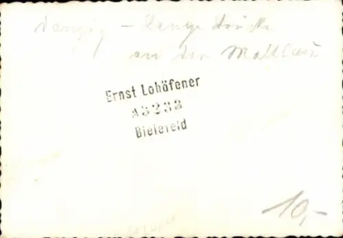 Foto Gdańsk Danzig, Dampfer, Geschäfte