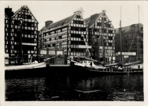 Foto Gdańsk Danzig, Hafen, Boote, Häuser