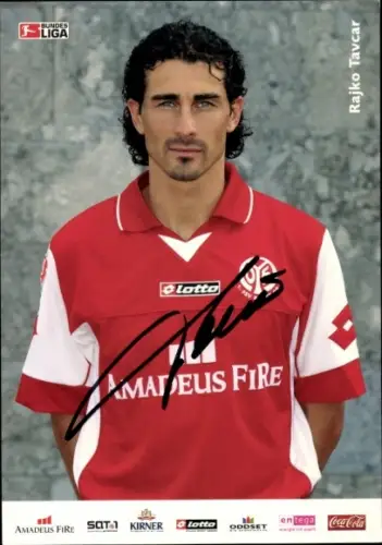 Autogrammkarte Fußballer Rajko Tavcar, 1. FSV Mainz 05, Autogramm