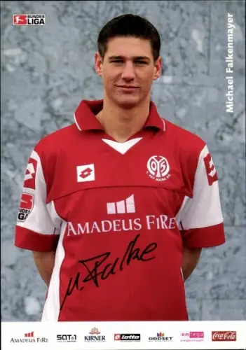 Autogrammkarte Fußballer Michael Falkenmayer, 1. FSV Mainz 05, Autogramm