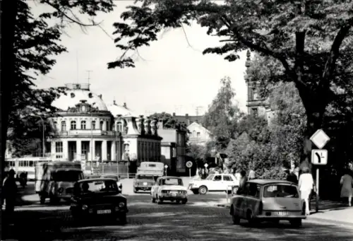 Foto Zwickau in Sachsen, Straße, Autos, Verkehr