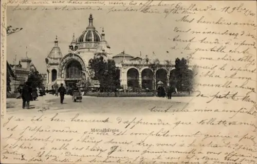 CPA Paris, Exposition Universelle 1900, Metallurgie