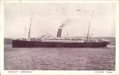 Ak Dampfer RMSP Orduna, Pacific Steam Navigation Company