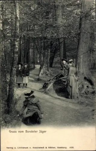 Ak Hamburg Groß Borstel, Borsteler Jäger