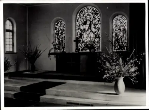 Ak Hamburg Eimsbüttel Lokstedt, Altarraum im Kirchsaal