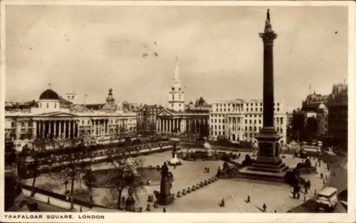 PC London City England, Trafalgar Square, Nelson Monument