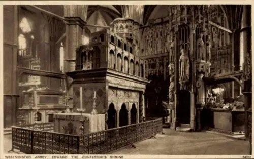 Ak City of Westminster London England, Westminster Abbey, Edward the Confessor's Shrine