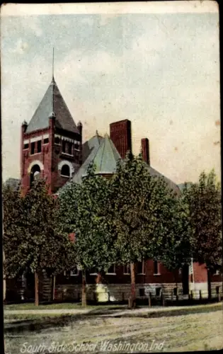 Ak Washington Indiana USA, South Side School