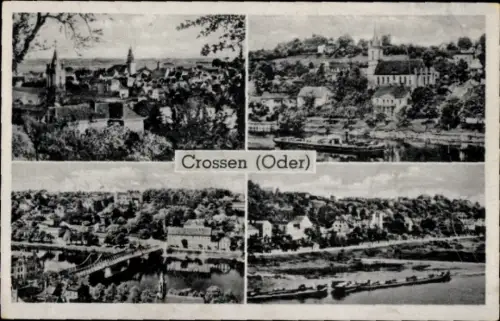 Ak Krosno Odrzańskie Crossen Oder Ostbrandenburg, Teilansichten