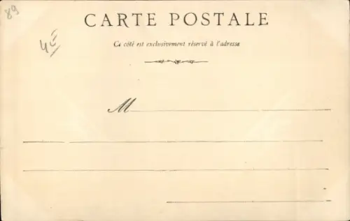 Ak Auxerre Yonne, Rue du Temple