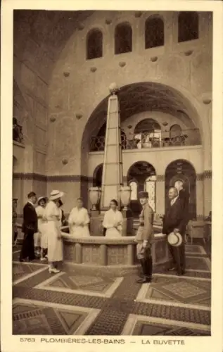 CPA Plombières les Bains Lorraine Vosges, La Buvette