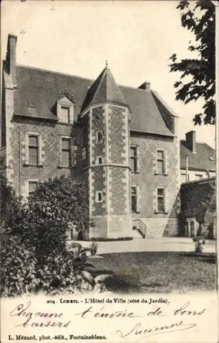 CPA Lorris Loiret, L'Hôtel de Ville