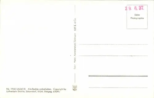 Ak Tumringen Lörrach in Baden, Fliegeraufnahme