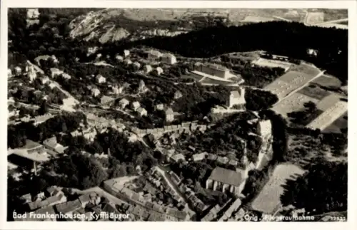 Ak Bad Frankenhausen am Kyffhäuser Thüringen, Luftaufnahme, Bad Frankenhausen, Kyffhäuser