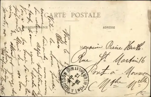 Ak Nancy Meurthe et Moselle, Zar Nikolaus II. von Russland 23 September 1912, Pferd