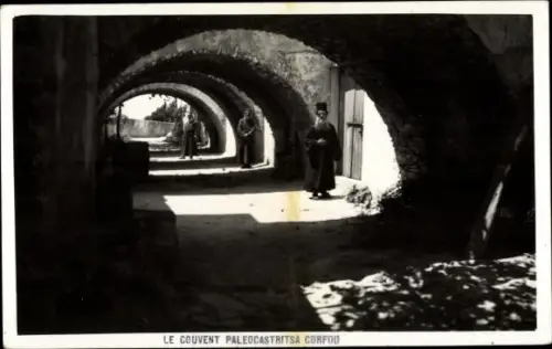 Foto Ak Paleokastritsa Korfu Griechenland, Couvent Paleocrastitsa